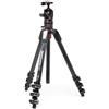 Manfrotto Kit Treppiede in Carbonio a 4 Sezioni, Treppiede Fotocamera con Testa a Sfera con Sistema MOVE a Sgancio Rapido, Kit Accessori Fotografici Professionale, Cavalletto con Testa Fotografica