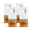 Bristot, Caffè Macinato Decerato WELLCOFFEE - Totale 800g - Caffè in Polvere per Moka, Ridotta Acidità e Facilmente Digeribile, Note Di Tamarindo, Melassa, Caramello - Set da 4 Confezioni da 200g