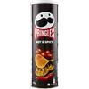 Pringles Hot & Spicy| Snack salato| Chips al gusto picante | A base di patate | Vegetariano | Perfette per l'aperitivo | Confezione singola da 175g