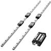 VEVOR Kit Guida Lineare HGR20 2 pezzi di Guide Lineari da 1000 mm 4 Blocchi di Scorrimento con Cuscinetti, Antiruggine Alta Precisione, Binario Lineare per Fai da te, Router CNC, Torni, Stampanti 3D
