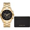 Michael Kors Orologio Runway da uomo, movimento cronografo al quarzo con cinturino in acciaio inossidabile