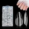 SanFangyue 552 Pezzi Tips in Gel Trasparenti, Tip Unghie Acrilico, 12 Dimensioni Per Unghie per Ricostruzioni Mani, Nails e Tip Nail Art