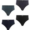 Palleon Confezione da 4 slip da uomo | Mutande morbide e traspiranti in viscosa di bambù, Multicolore 2, XXXXXL