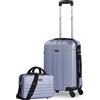 ITACA - Valigia Bagaglio a Mano 55x40x20 - Trolley Bagaglio a Mano, Trolley Cabina, Valigie, Trolley 55x40x20, Malva