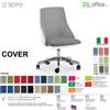 SEIPO COVER CV0017 Poltrona direzionale schienale basso rete oscilante K Version BIANCA Seipo Tessuto V CLASS 1IM