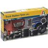 Italeri 3889 - Truck Rubber Tyres ( (8 Pcs) Model Kit Scala 1:24