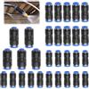 FerraDrend 30 PCS Attacchi Rapidi Aria Compressa,4-8, 6-8, 8-10, 6-12mm Raccordi Aria Compressa,Pneumatic Dritto Riduzione Spingere per Collegare Adattatore zum Anschließen von Anschlüssen, Pneumatische