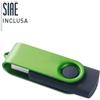 Chiavetta USB techmate nera 3.0 da 8 a 64GB personalizzate o neutre