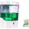 Distributore di Sapone Automatico a Muro Dosatore Sapone 1 St