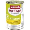 animonda Integra Protect Intestinal Cane, cibo dietetico per cani, alimento umido in caso di diarrea o vomito, puro tacchino, 6 x 400 g