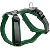 Hunter Imbracatura per cani Maldon UP, colore verde scuro/grigio, morbida imbottitura e confortevole, altamente riflettente grazie alla Scotchlite 3M, regolabile in 4 posizioni, con manico imbottito