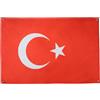 AZ FLAG Bandiera Turchia 150 x 90 cm con 4 occhielli, bandiera turca per balcone o parete