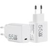 BLACKVIEW CARICABATTERIE ORIGINALE DA PARETE PER CASA USB-C 55W WHITE BULK PER SMARTPHONE