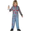 FIESTAS GUIRCA | Costume Bambola Posseduta Bambini (3-4 anni) - Tuta - Costumi Horror per Halloween, Carnevale e Feste in Maschera - Ideale per Bambini - Blu e Multicolore