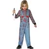 FIESTAS GUIRCA | Costume Bambola Posseduta Bambini (5-6 Anni) - Tuta Horror per Halloween, Carnevale e Feste in Maschera - Ideale per Bambini - Blu e Multicolore
