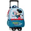 JOUMMA BAGS Mickey Road Trip Zainetto Asilo 28 cm con Trolley