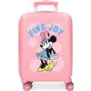 JOUMMA BAGS Find Your Joy Minnie Trolley Abs 50 Cm 4 Ruote Rosa