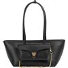 Coccinelle Borsa a Spalla Double Beat In Pelle Martellata
