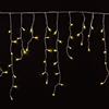 Prequ Tenda Luminosa, 180 mega led, 3,6 metri, Luce Calda, Giochi Luce, Memory Controller, Prolungabile, Cavo Bianco