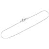 NKlaus bracciale in argento 925 19cm catena veneziana diamantata bracciale donna fine 12480