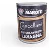 Pittura all'acqua nero opaco 500 ml