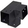 Suki Plug-in connettore suki 7x7 angolo destro 75° antracite con 3 connessioni