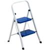 Sgabello everest in acciaio 2 gradini 80x46,5x51 cm