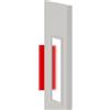 fORTE Pannello aggiuntivo per porta a soffietto da interno luciana bianco con vetro 15x1 cm