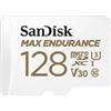 Sandisk 128GB Scheda microSDXC SanDisk Max Endurance Classe 10 [SDSQQVR-128G-GN6IA]