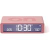 Lexon Flip Classic sveglia Mattina Luminosa reversibile con Faces on Off e Funzione Snooze, Display LCD e Luce Touch, Ricaricabile da USB-C - Rosa