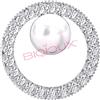 SANICO SRL BJT985 ORECCHINI PEARL CRYSTAL