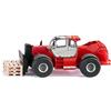 siku 3507, Sollevatore telescopico Manitou MHT 10230, 1:50, Metallo e Plastica, Rosso, 3 Bancali inclusi