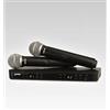 Shure BLX288/PG58 Nero Microfono per palco/spettacolo