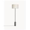 GUBI Lampada da terra con luce regolabile e base in marmo Gravity - Grigio