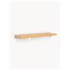 Westwing Collection Mensola in legno di quercia Ally, larg. 60 cm - Bianco