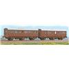 ACME 55256 FS set due carrozze a tre assi Ciy + CDiy livrea castano FS