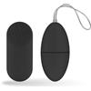 Easytoys - Uovo vibrante vibrante con telecomando - Nero 1 St