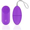Easytoys - Uovo vibrante vibrante con telecomando - Viola 1 St