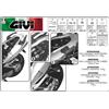 GIVI Attacco posteriore specifico bauletto HONDA VFR 800 VTEC 2004 2005 166FZ GIVI