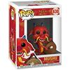 Funko Pop! Disney: Mulan - Mushu with Gong- Figura in Vinile da Collezione - Idea Regalo - Merchandising Ufficiale - Giocattoli per Bambini e Adulti - Movies Fans - Figura per i Collezionisti