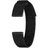 Samsung Fabric Band (Slim, S/M) Cinturino in materiale riflettente per Galaxy Watch4 | Watch5 | Watch6 | Watch FE | Watch7 Series, Black