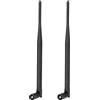 Eightwood 2 Pezzi Antenna 868 MHz ISM Band RP-SMA Omnidirezionale 24.3cm, per Homematic CCU3 CCU2 Raspberry Pi HM MOD RPI PCB ELV, Ideale per Giardino, Box Auto e Muri Spessi