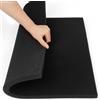 APXEL Spugna Filtrante, Nero Pori Piccoli 50 * 50 * 2cm-50PPI Schiuma Filtrante, Spugne Filtro per Acquari, Vasche di Raccolta E Sistemi Idroponici