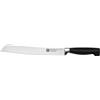 ZWILLING VIER STERNE Coltello da pane 23 cm, ondulato