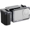 NEEWER Kit Cage e Side Handle Compatibile con DJI Osmo Action 5 Pro/4/3, Rig Video Protettivo per Vlog con Attacco Magnetico, Barra di Estensione dell'Otturatore a Cold Shoe, Grigio Scuro, AC014+AC034