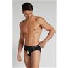 Intimissimi Slip Cotone Superior Stampa Bottiglie Birra Nero