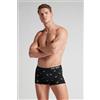 Intimissimi Boxer Cotone Superior Stampa Soldi Nero