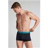 Intimissimi Boxer In Microfibra Con Logo Blu