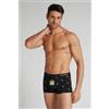 Intimissimi Boxer Cotone Superior Stampa Bottiglie Birra Nero