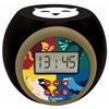 Lexibook Sveglia con proiettore Harry Potter con Snooze Funzione, Luce Notturna con Timer, Schermo LCD, a Batteria, RL977HPLXB